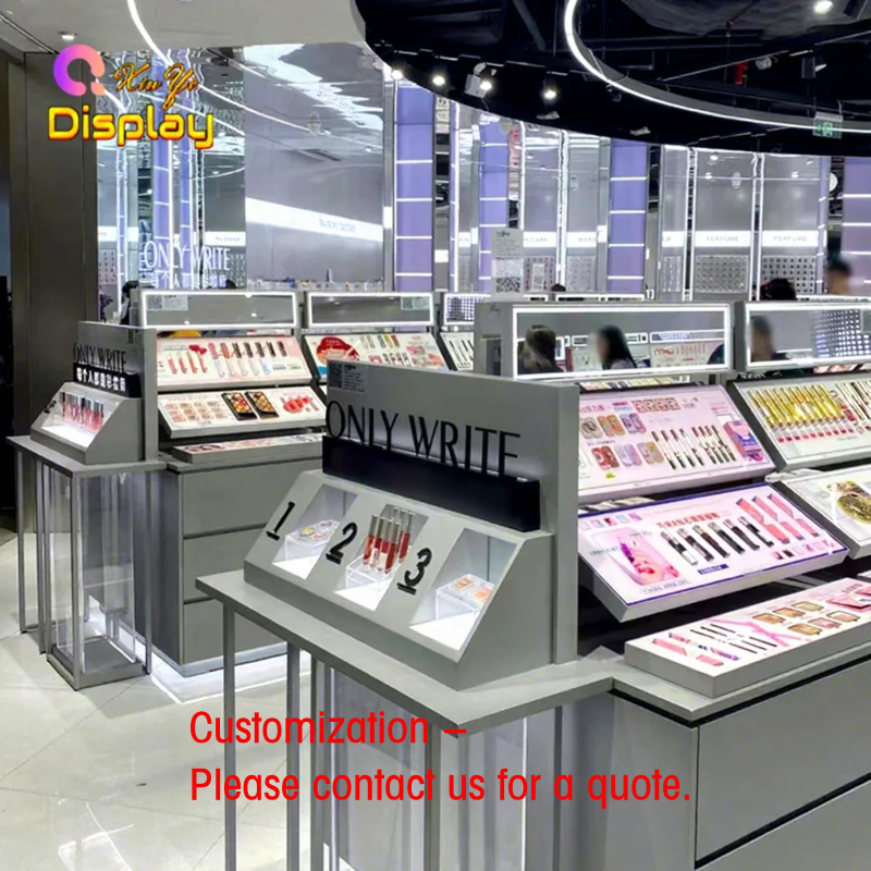 Beauty Makeup Shop - Maßgefertigtes Luxus-Kosmetik-Display aus Edelstahl von XINYI,