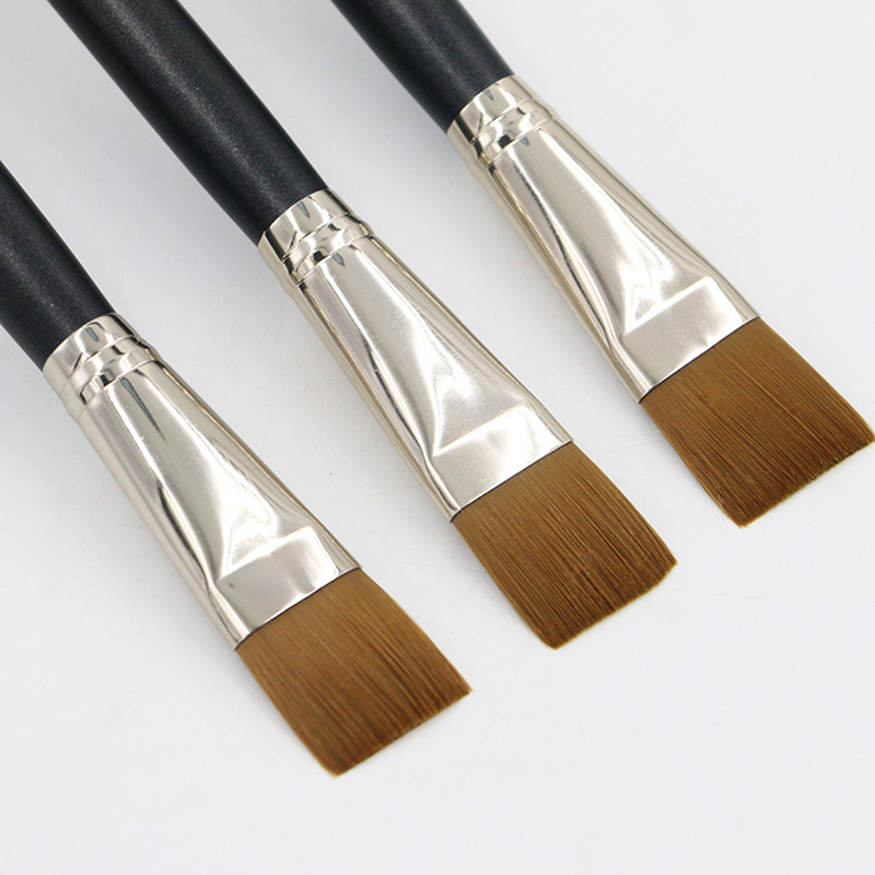Beauty Makeup Face - 【L】Flacher, quadratischer Foundation-Pinsel, weicher Concealer-Pinsel, BB-Creme-Gesichtsmasken-Pinsel,