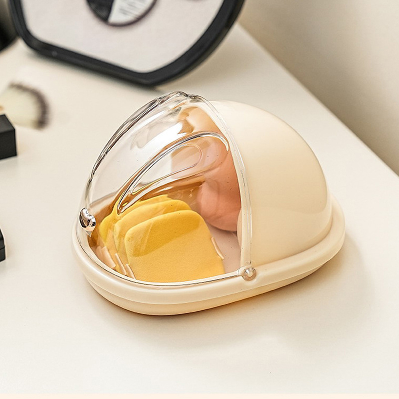 Beauty Bay Makeup - Tragbare Make-up-Schwamm-Aufbewahrungsbox, Kosmetik-Ei-Aufbewahrungsbox, multifunktionale Aufbewahrungsbox für