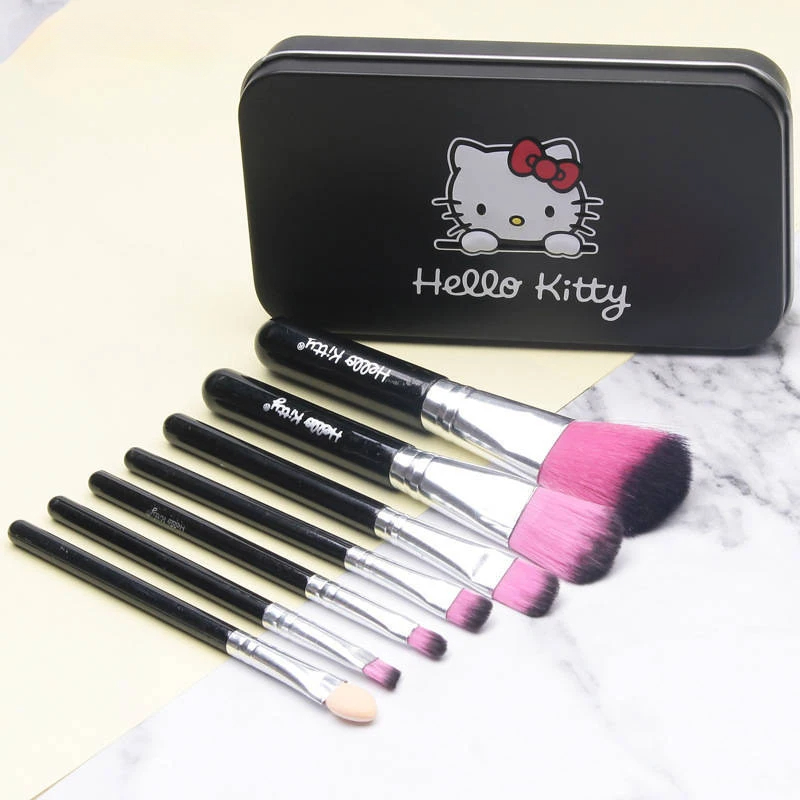 Beauty No Makeup - Kawaii Hello Kitty Make-up-Pinsel-Set, niedliche Pinsel