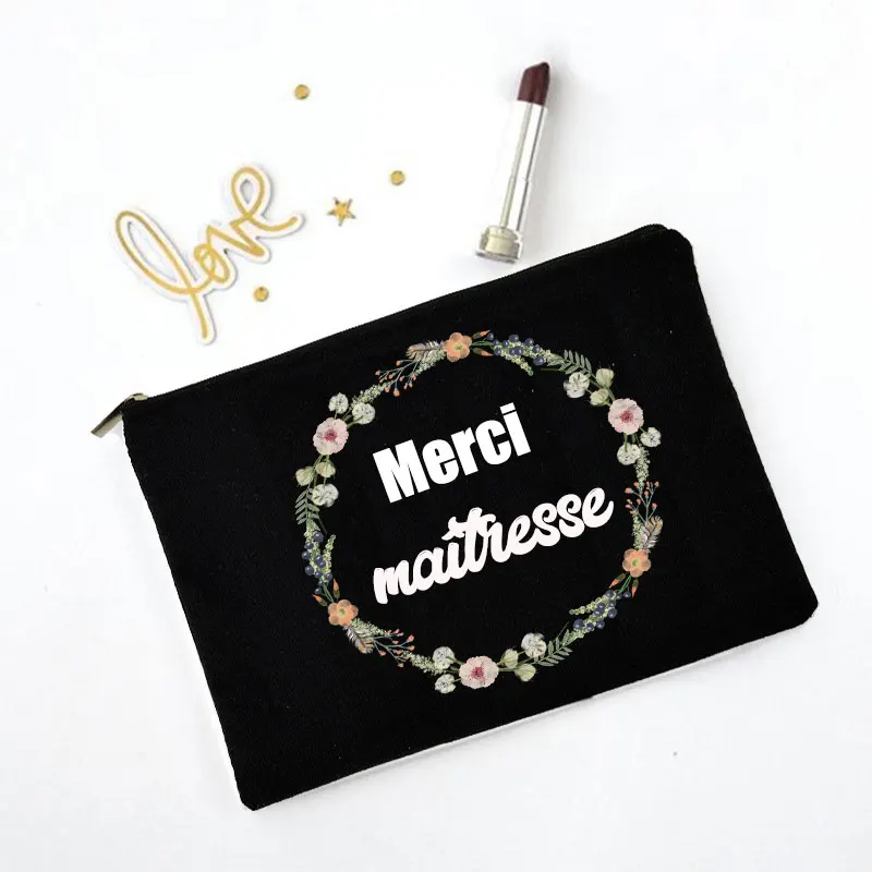 Beauty Makeup Fashion - Frauen Make-Up Tasche Danke Herrin Druck