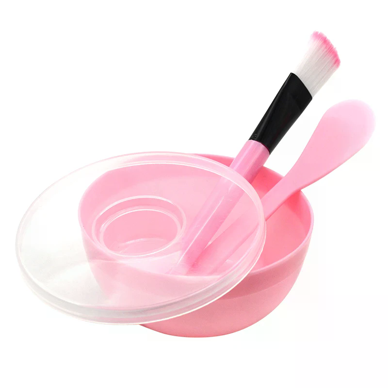 Beauty Makeup Bar - Gesichtspinsel-Maskenschüssel-Set mit Löffel, DIY-Schönheitswerkzeuge, Mischutensilien, Hautpflege-Make-up-Zubehör,