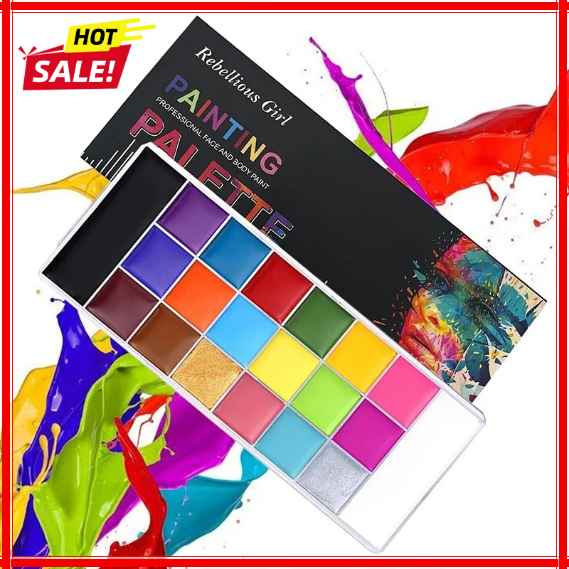 Huda Beauty Makeup Brush Set - 20 Farben Malset für Kinder und