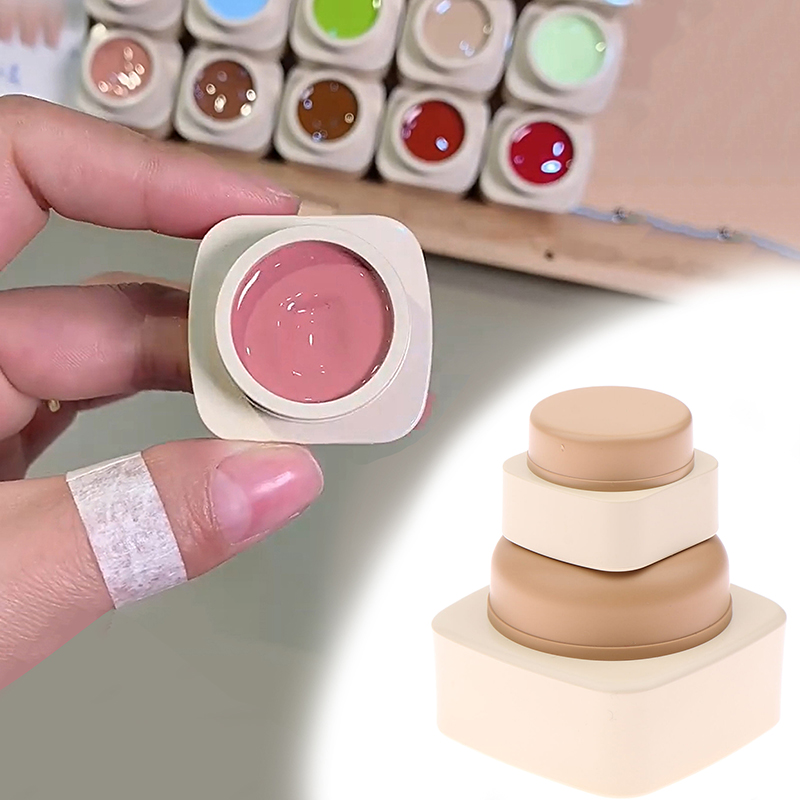 Beauty Makeup Face - 5/20g Leere quadratische Kunststoffbehälter für Nagelkunst