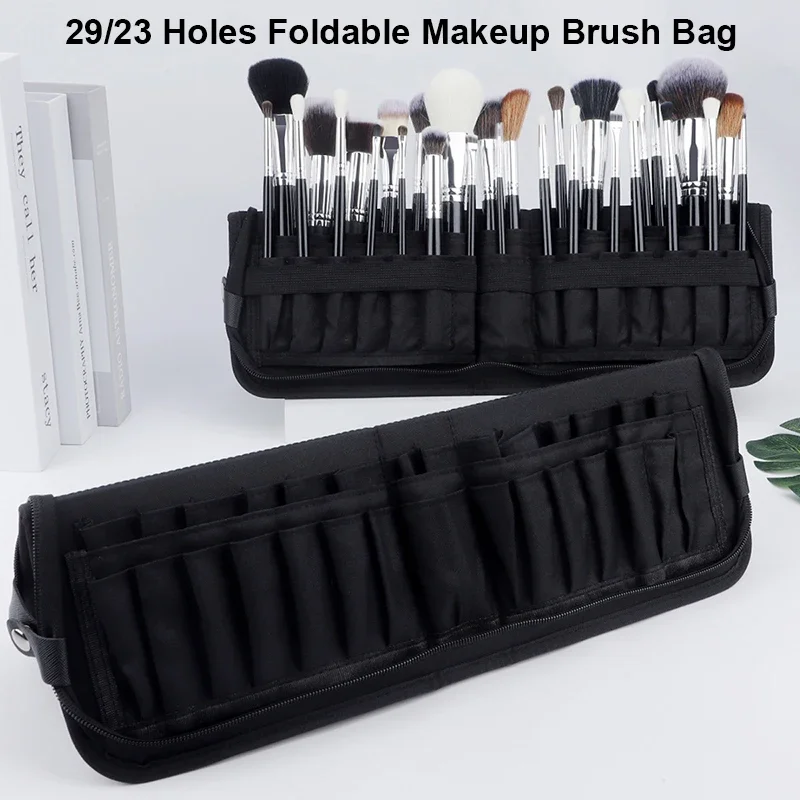 Beauty Makeup Women - 29/23 löcher Faltbare Make-Up Pinsel Tasche