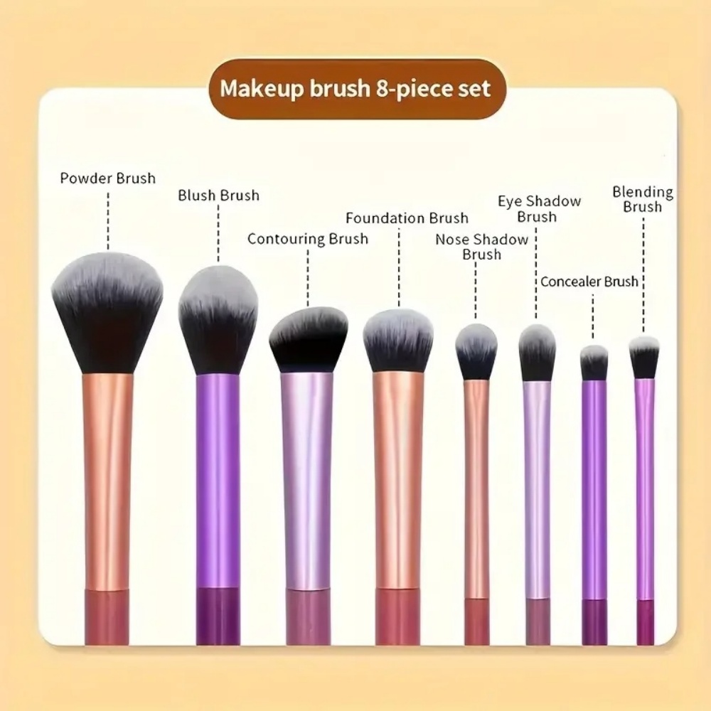 8-teiliges Make-up-Pinsel-Set, – Huda Beauty Makeup Brush Set Bewertung und Preis
