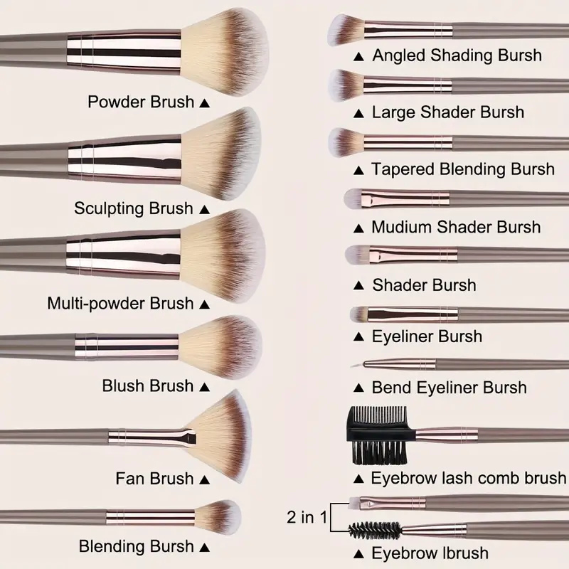 10-20-teiliges Make-up-Pinsel- – Huda Beauty Makeup Brush Set Bewertung und Preis