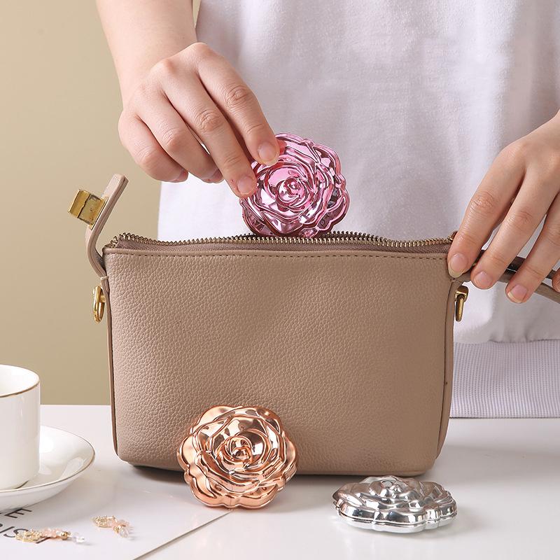 Tragbarer Mini-Spiegel, Retro- – Beauty Rose Makeup Bewertung und Preis