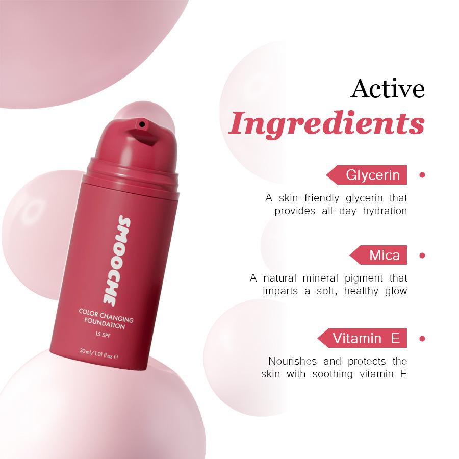 SMOOCHE Farbwechselnde Foundat – Beauty Natural Makeup Bewertung und Preis