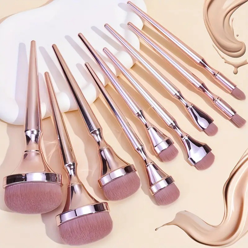 9-teiliges Make-up-Pinsel-Set  – Beauty Rose Makeup Bewertung und Preis