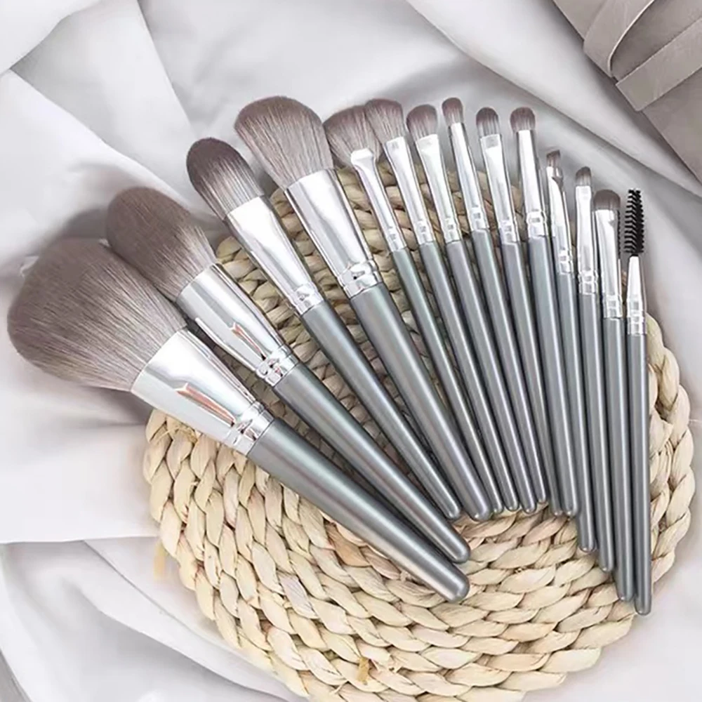 14 stücke Silber Make-Up Pinse – Huda Beauty Makeup Brush Set Bewertung und Preis