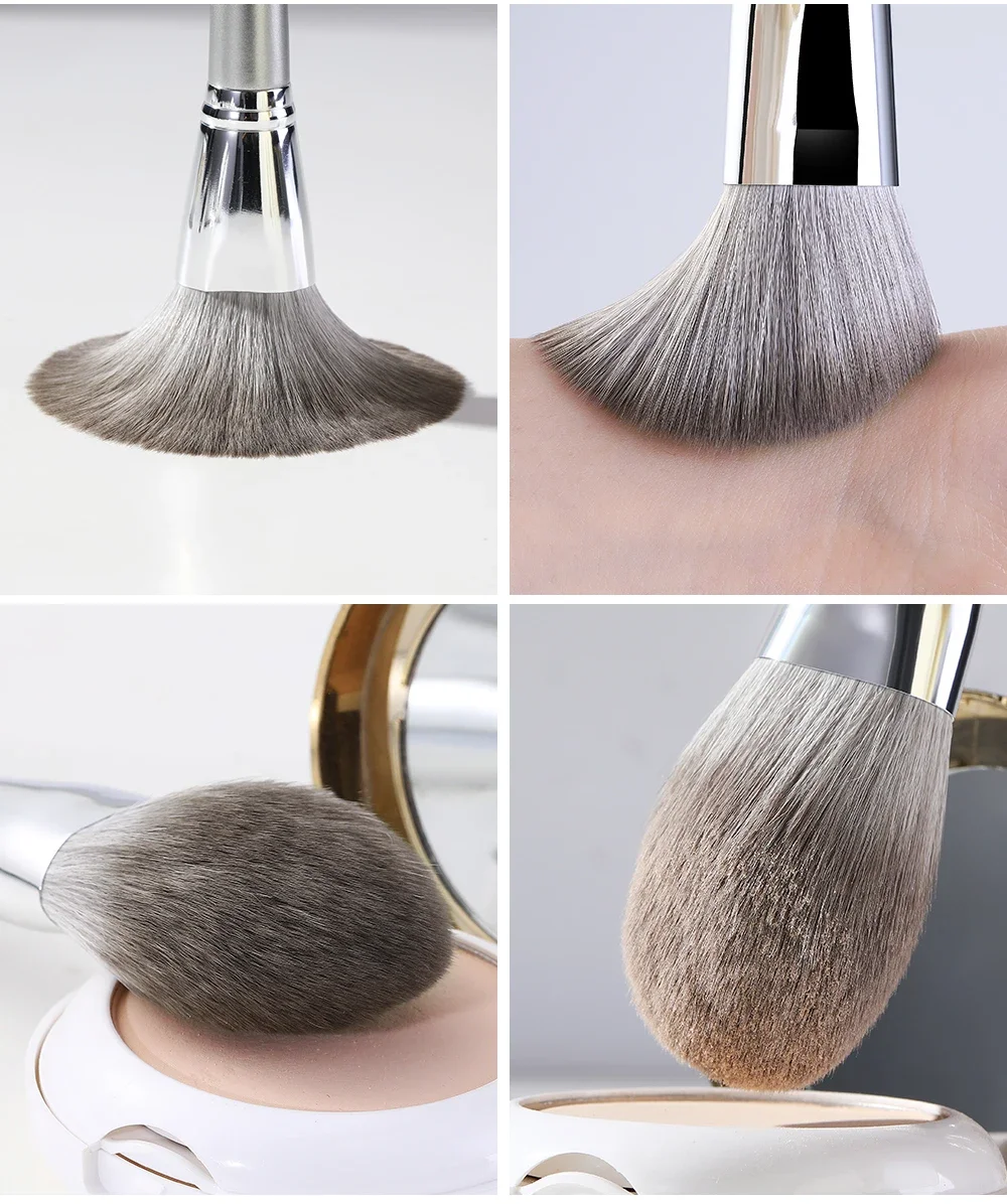 14 stücke Silber Make-Up Pinse – Huda Beauty Makeup Brush Set Bewertung und Preis
