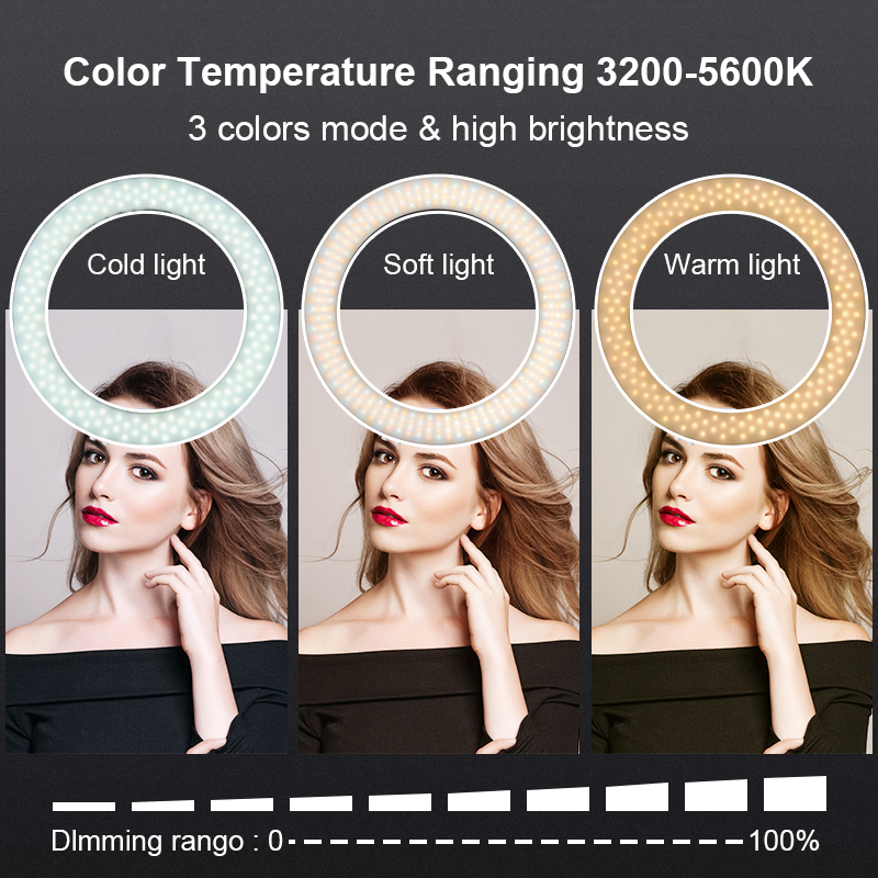 18 Zoll Rin glicht mit Stativ  – Beauty Makeup Video Bewertung und Preis