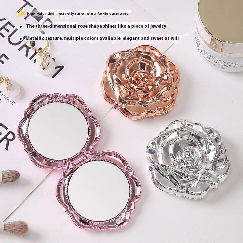 1PCS Tragbare Mini Spiegel Ret – Beauty Rose Makeup Bewertung und Preis