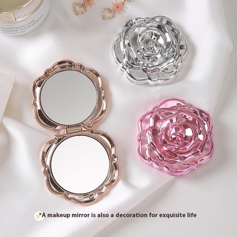 1PCS Tragbare Mini Spiegel Ret – Beauty Rose Makeup Bewertung und Preis