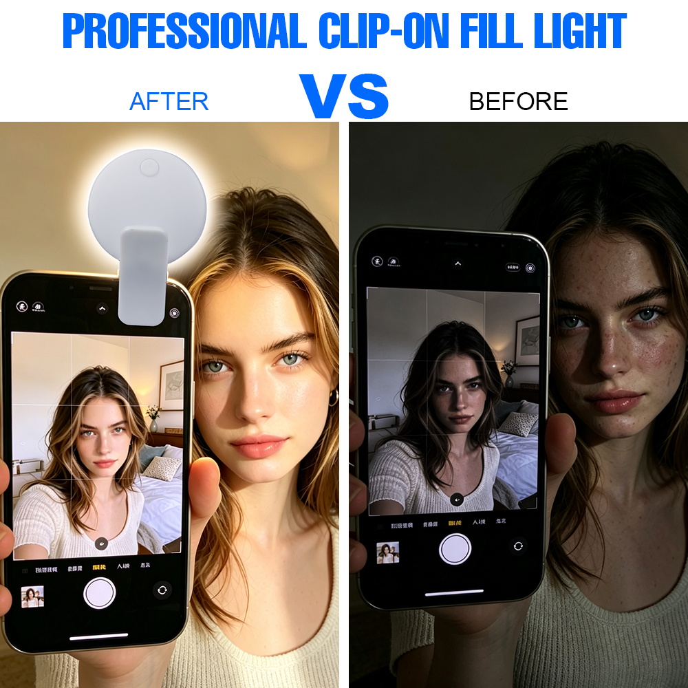 Clip-On-Selfie-Licht, wiederau – Beauty No Makeup Bewertung und Preis