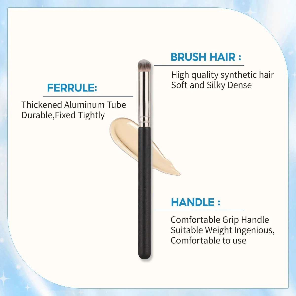 Abgewinkelter Concealer-Make-u – Beauty Queen Makeup Bewertung und Preis